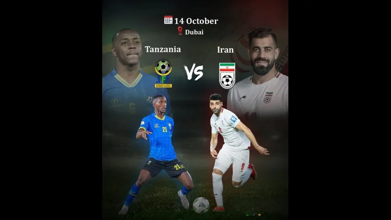 Cầu thủ Iran với một pha ghi bàn quyết định, vượt qua thủ môn Tanzania
