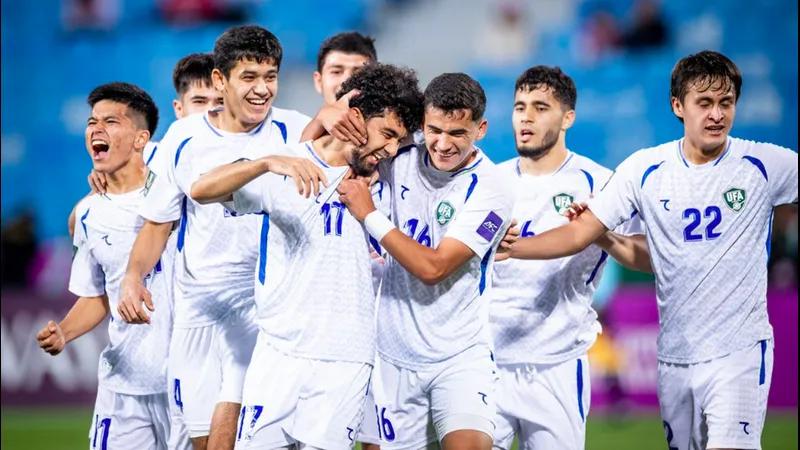 Trận đấu giữa U23 Iran và U23 Uzbekistan - "U23 Iran" vs