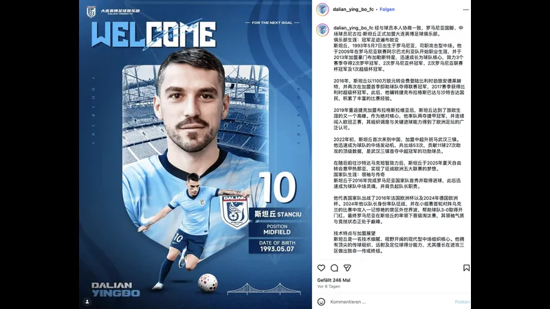 Cầu thủ Dalian Yingbo ghi bàn thắng quyết định trước Shanghai Port